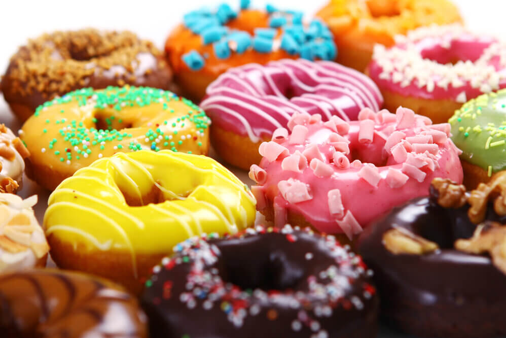 colorful donuts